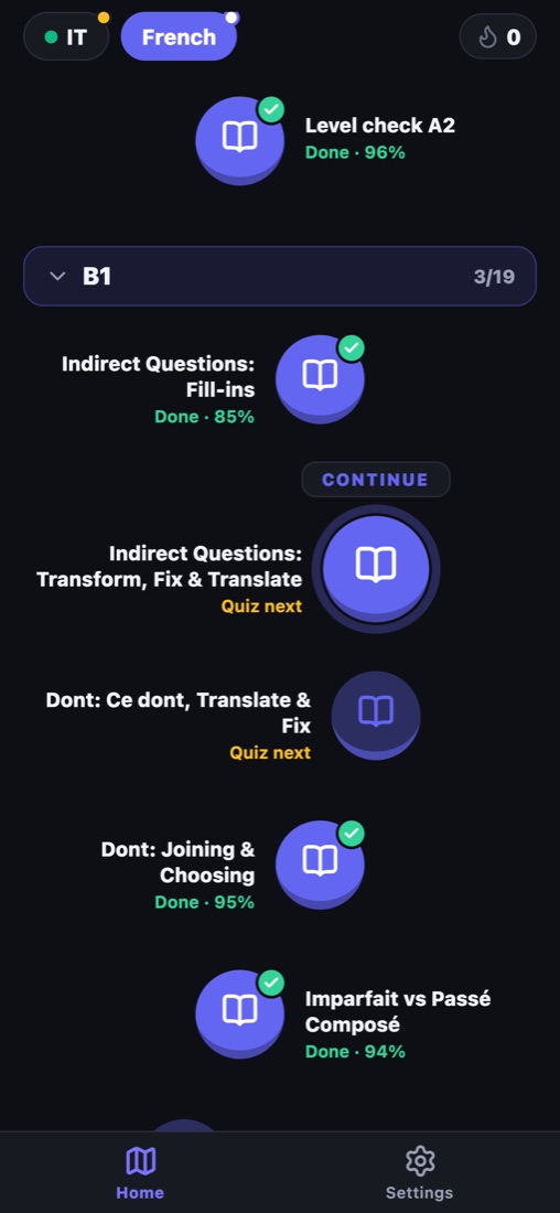 Cards screenshot